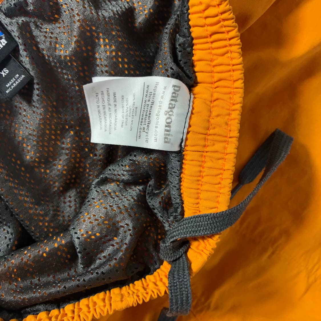 Patagonia  파타고니아 배기스 오렌지 쇼츠 하프팬츠  상품이미지7