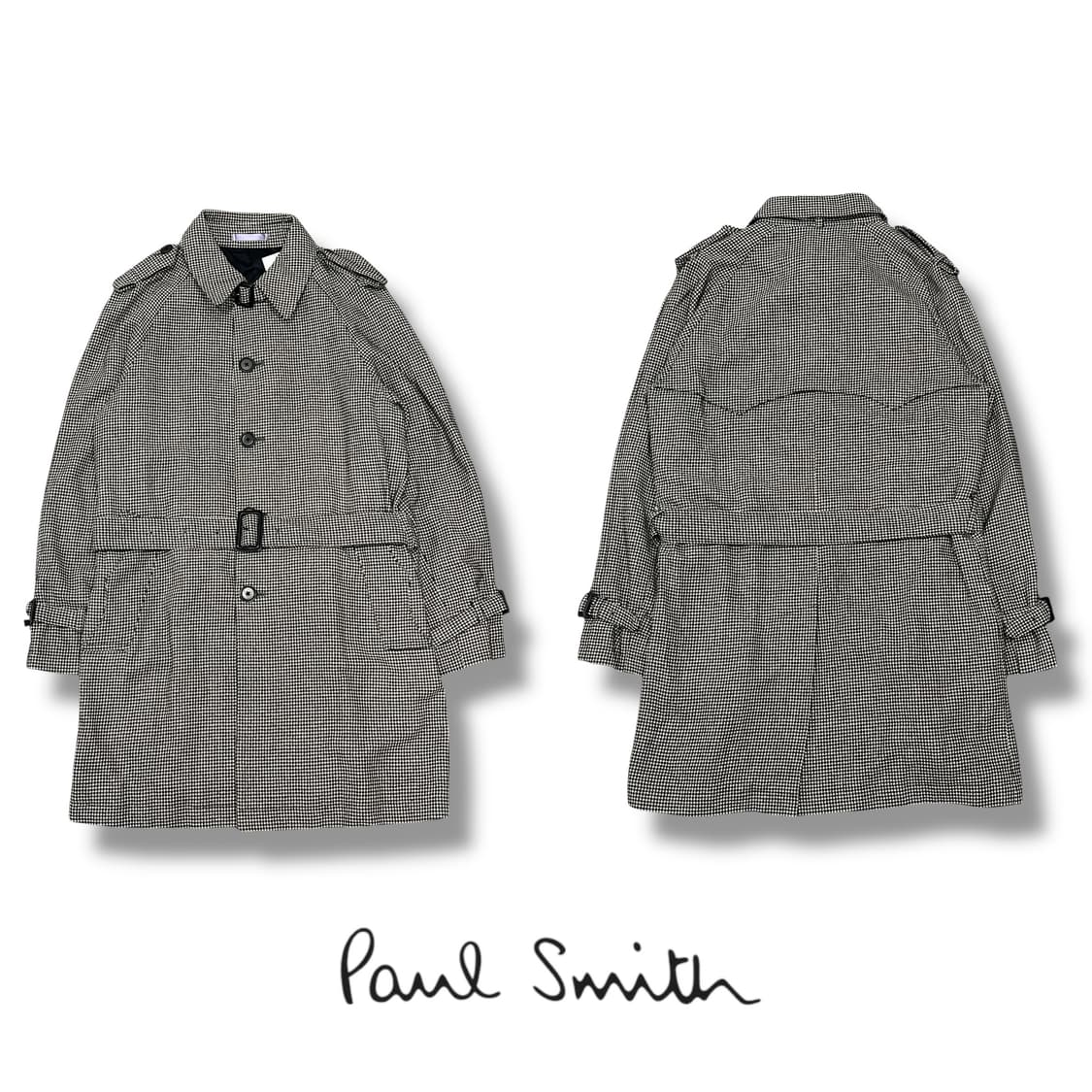 폴스미스 하운드체크 벨티드코트 s08393 상품이미지1