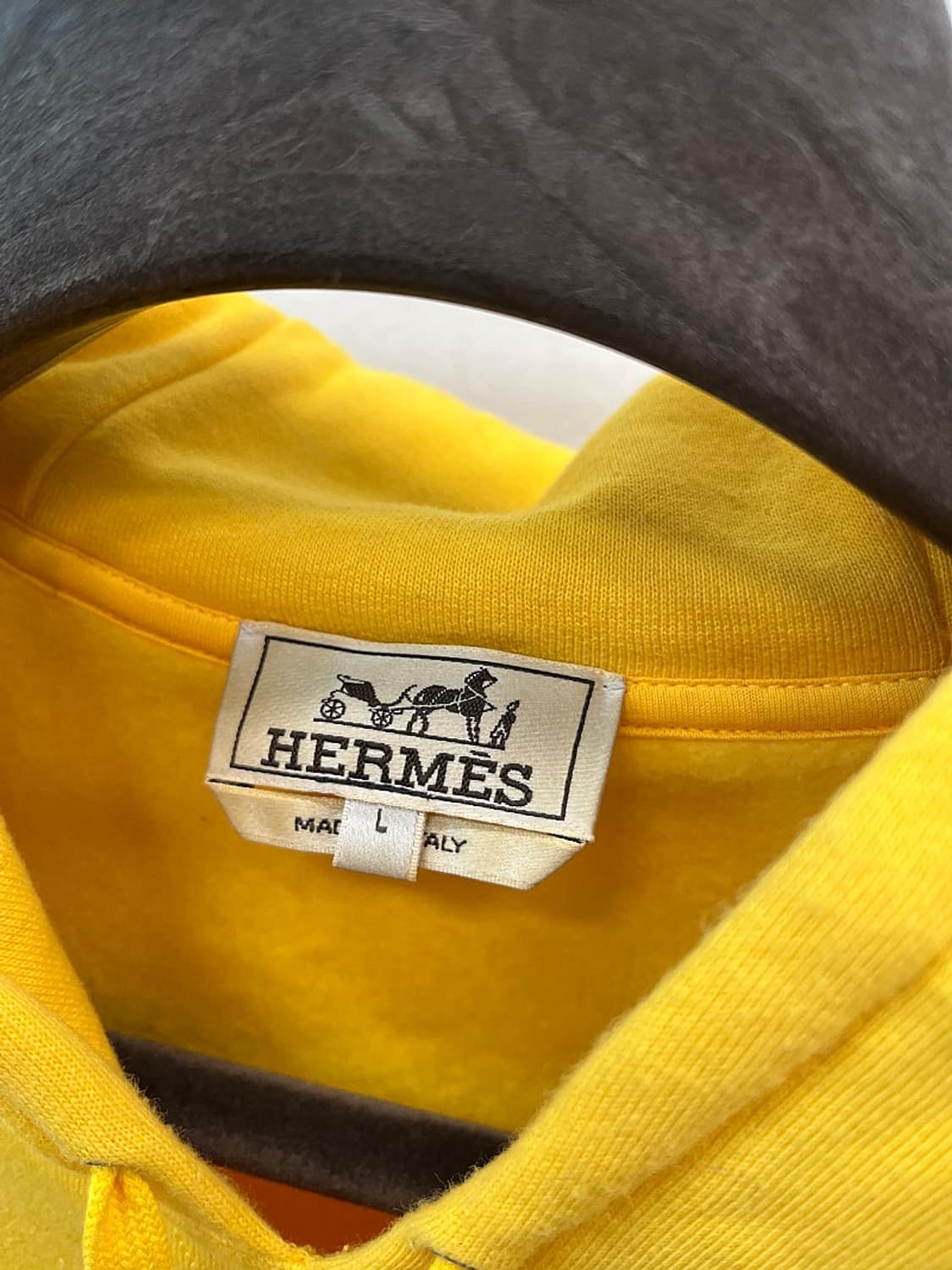 100-105) 에르메스 신형 홀스레더 후드티  상품이미지3