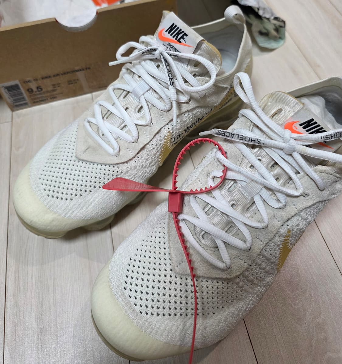 나이키x오프화이트 에어 베이퍼맥스 V2 화이트 [275] 상품이미지4