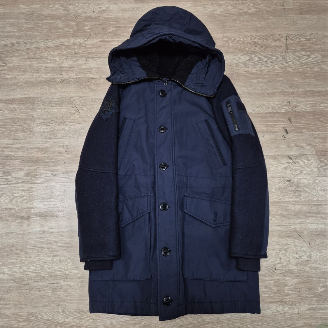 MLB 엠엘비 여성 후리스안감 후드 야상점퍼 XS(85) 상품이미지1