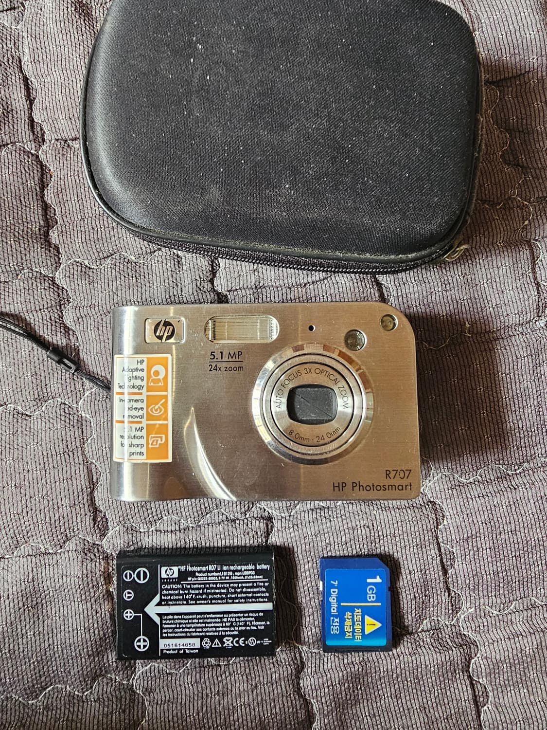 HP 포토스마트 R707 디카 + 케이스, 배터리, SD카드 상품이미지1