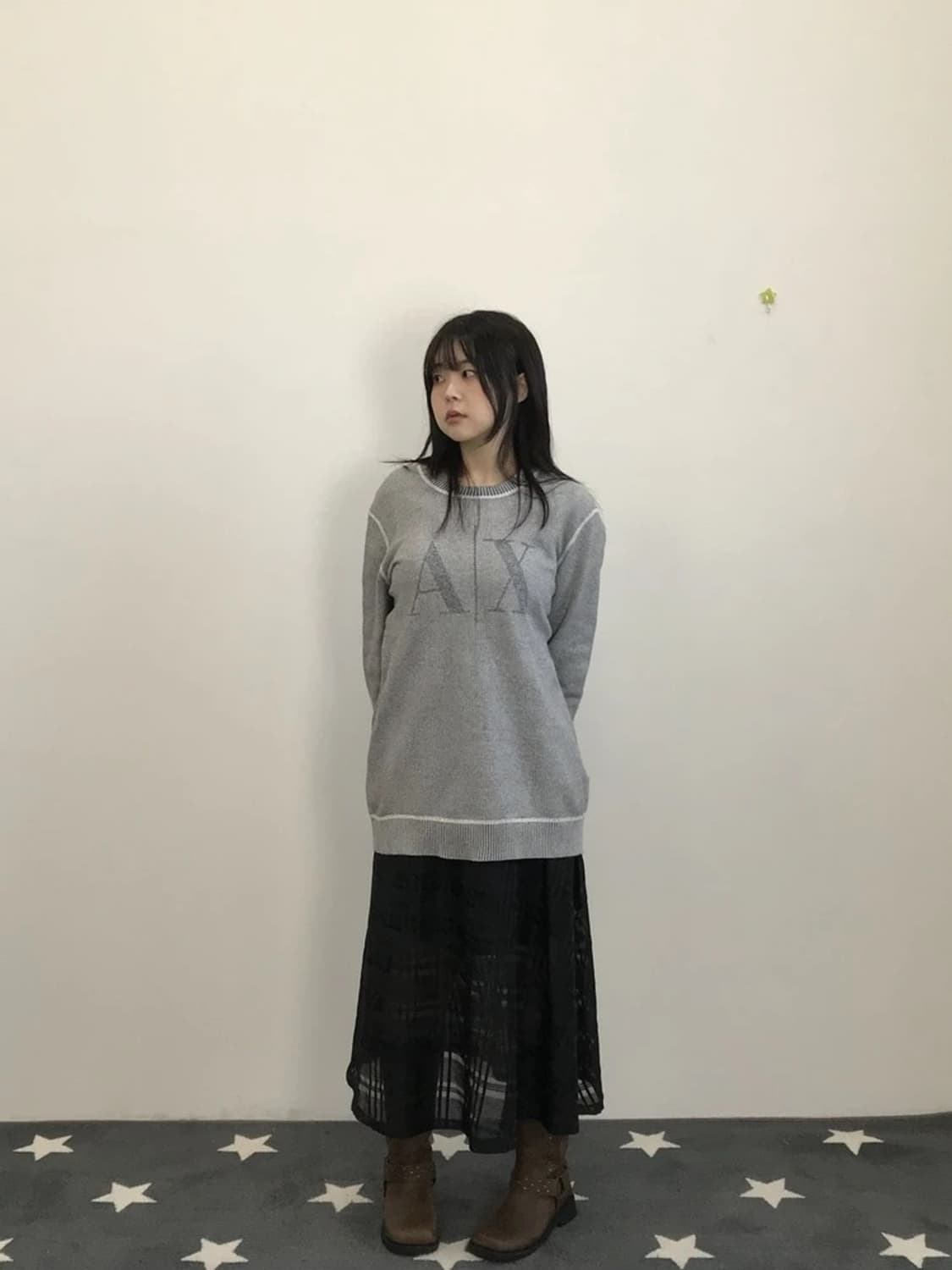 Armani Exchange Logo Knit Sweater 상품이미지1