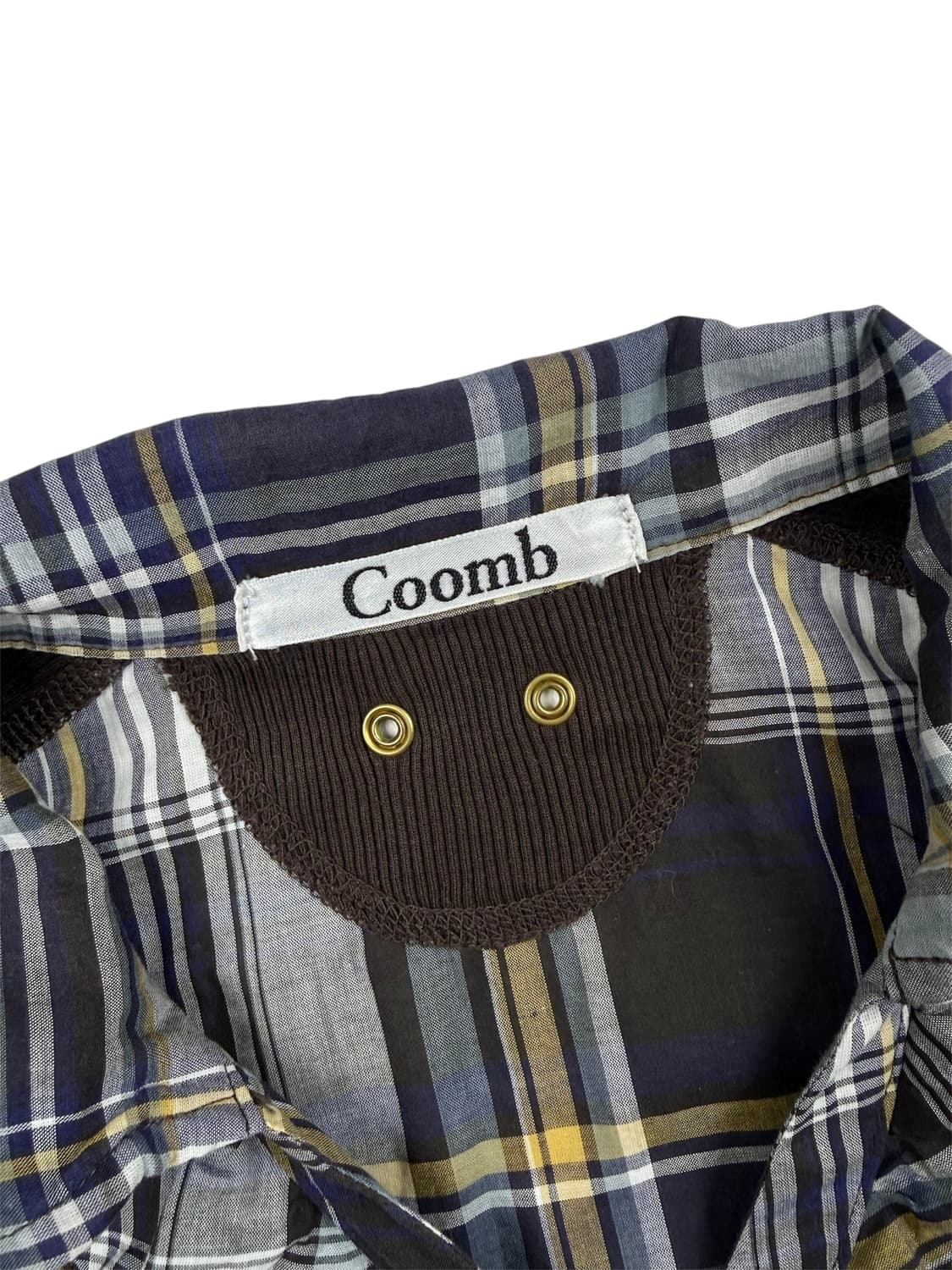 coomb 믹스드 체크 프릴 티셔츠 상품이미지6
