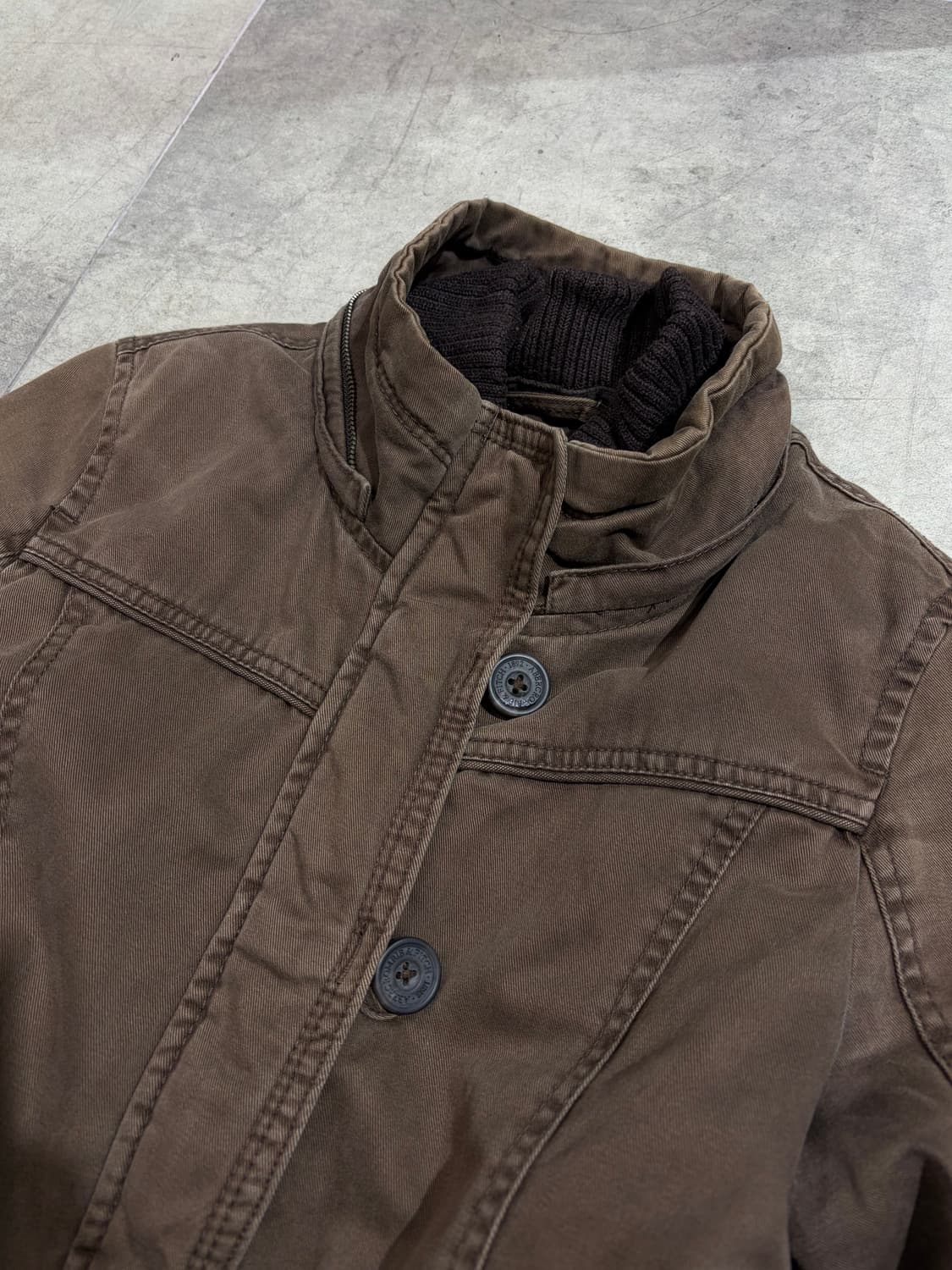 아베크롬비 초코 브라운 워크 자켓 상품이미지4
