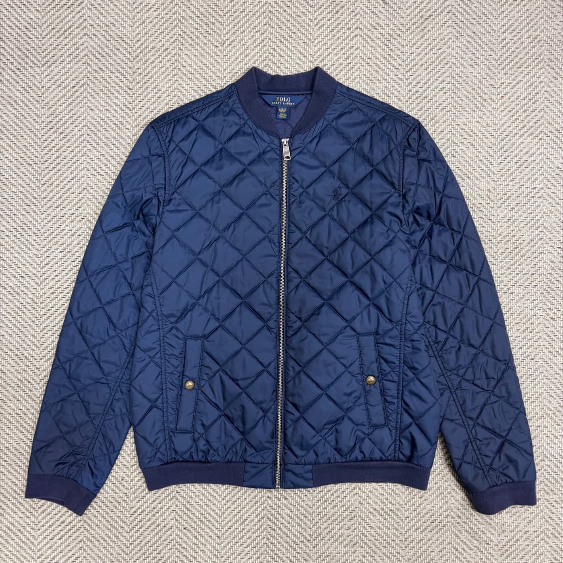 폴로랄프로렌 보이즈 퀼팅 블루종 v1032 상품이미지1