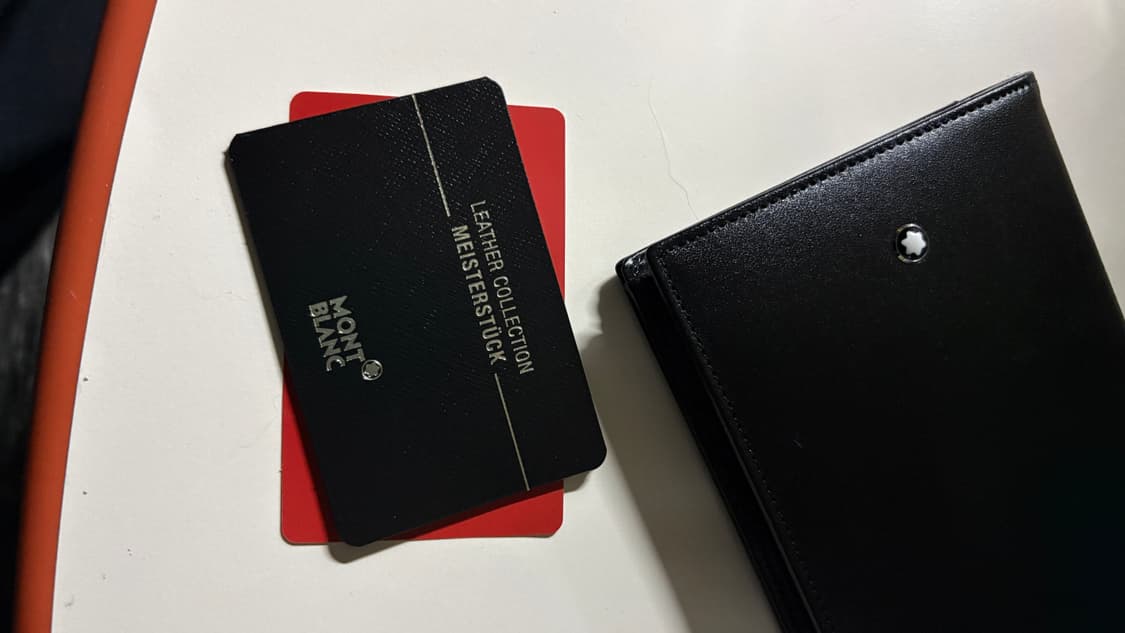 몽블랑 블랙 장지갑 상품이미지4