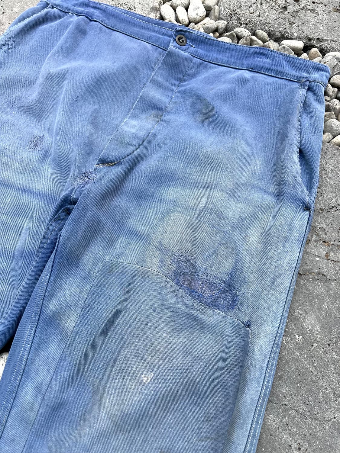 HARD FADED WASHING PATCHWORK 패치워크프렌치워크팬츠 상품이미지5