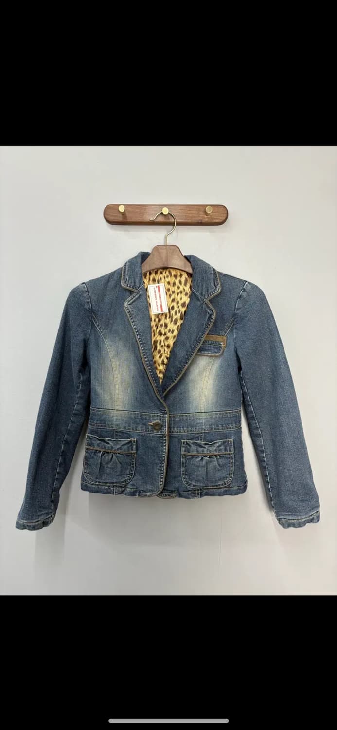 빈티지 y2k 데님 블레이저 자켓 H1913 상품이미지2