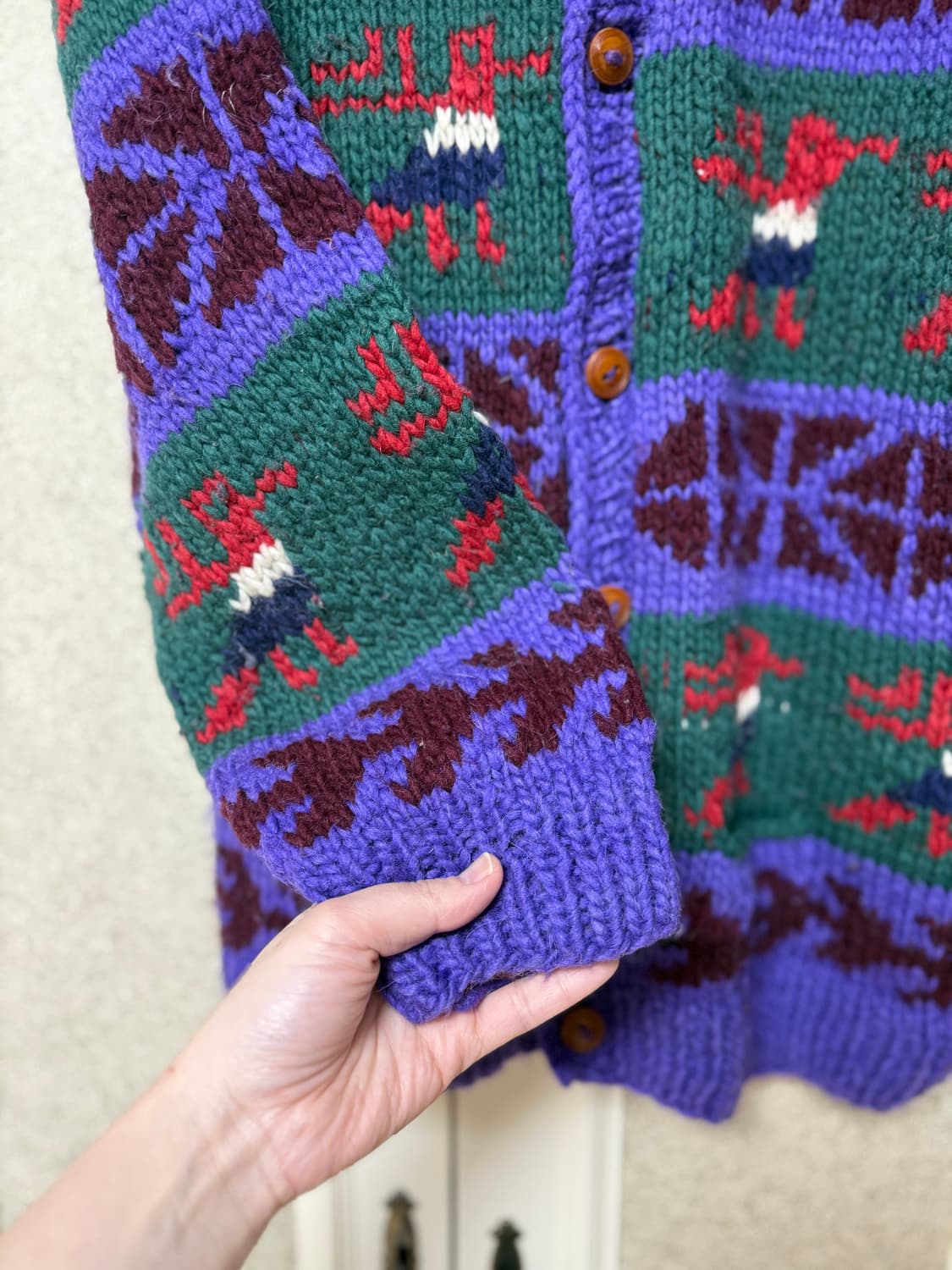 에콰도르 니트 가디건 상품이미지5