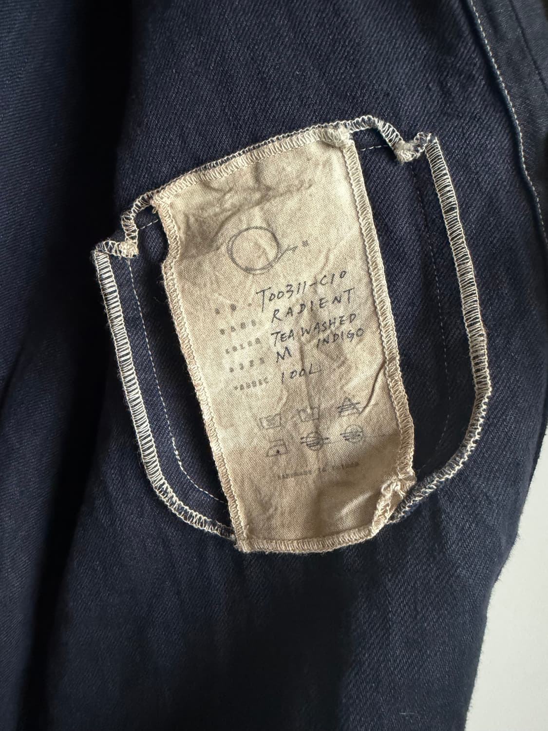 (유일매물) Project by h 홍차염색 인디고 아티잔 셔츠자켓 상품이미지5