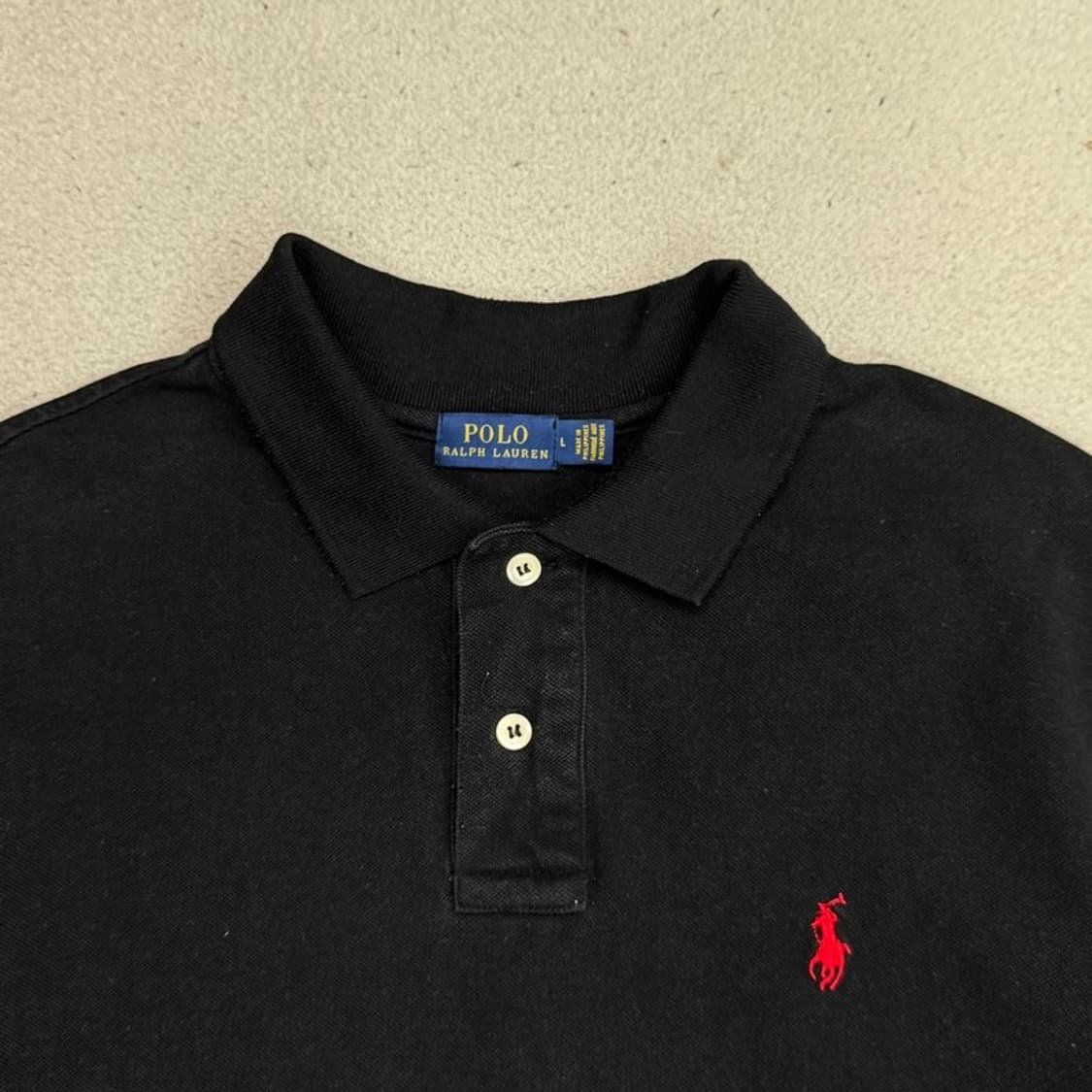 RALPH LAUREN PK 반팔티 블랙 L 상품이미지6