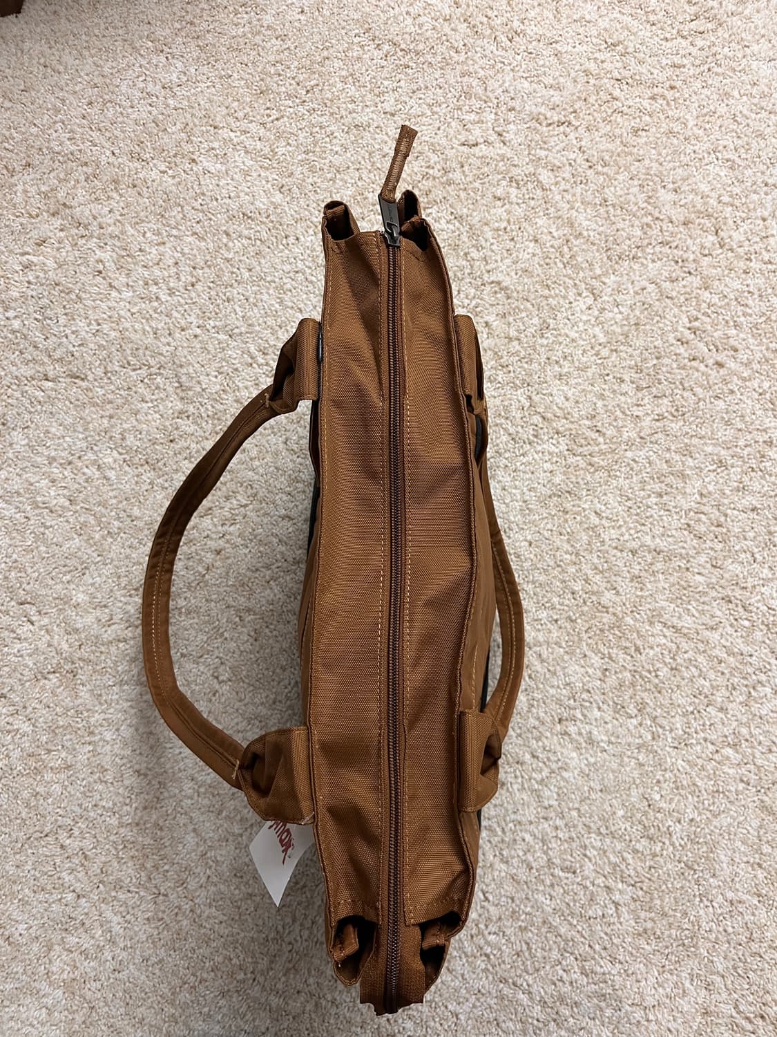 [정품/새상품] 칼하트 레거시 호라이즌탈 지퍼 토트백 - 브라운 상품이미지7