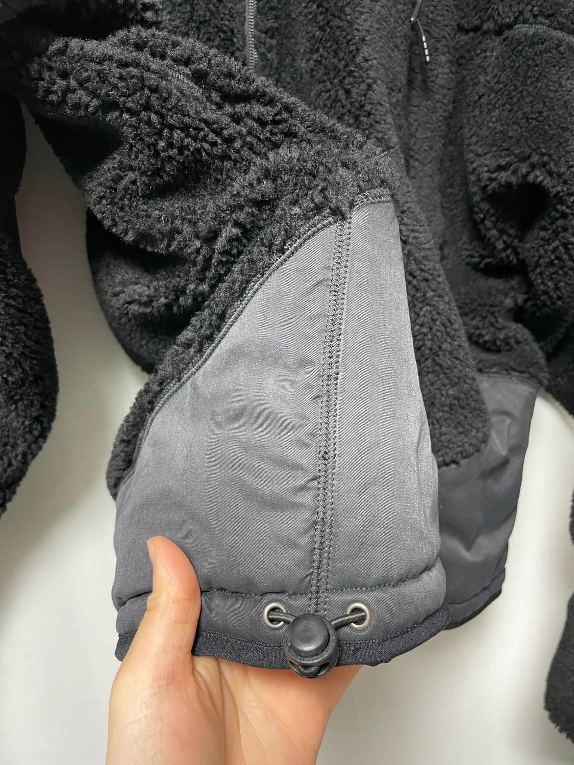 비헤비어 레벨3 택티컬 세미크롭 두툼한 뽀글이 플리스 자켓 100-105 상품이미지7