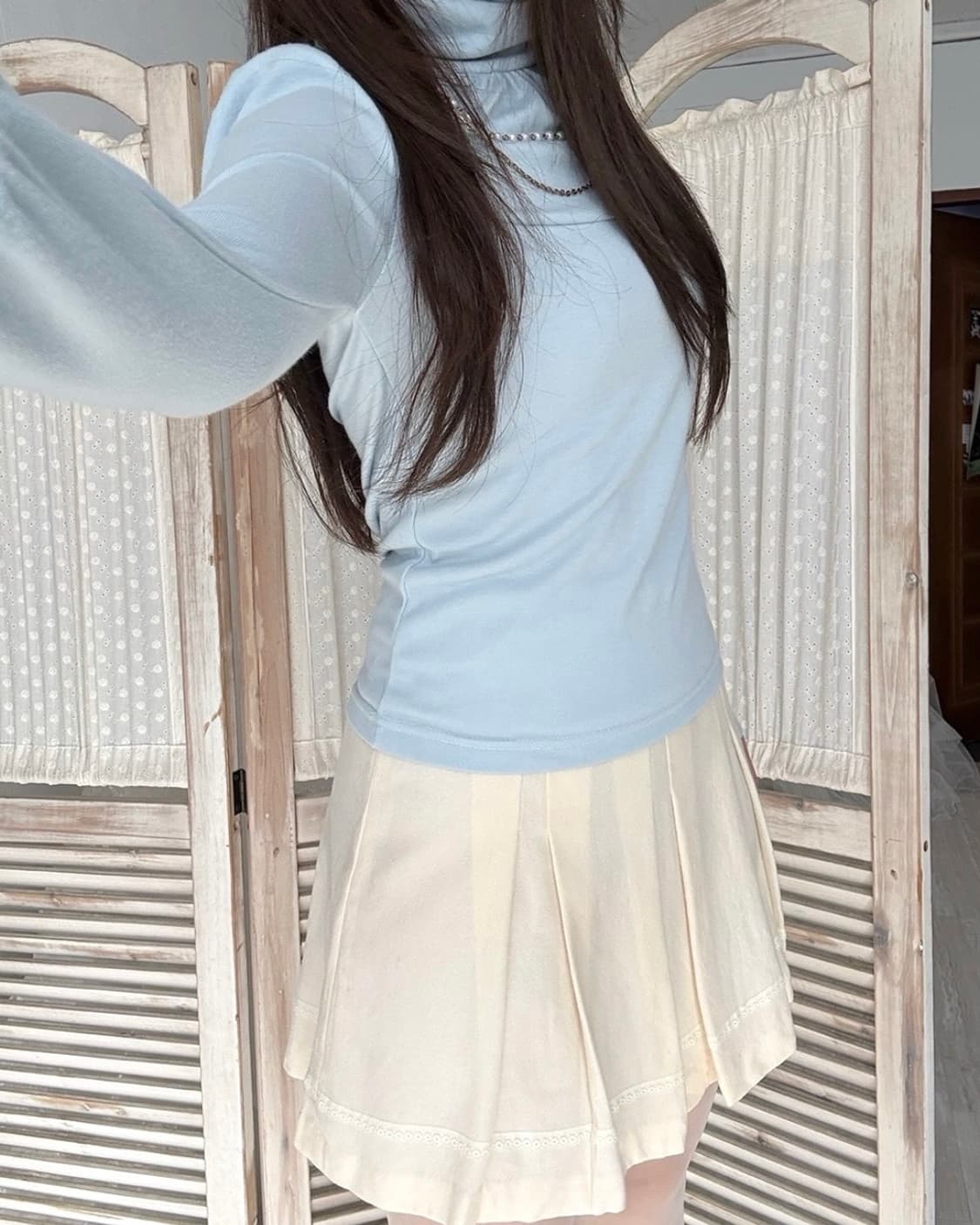 Butter ivory wool skirt 상품이미지10