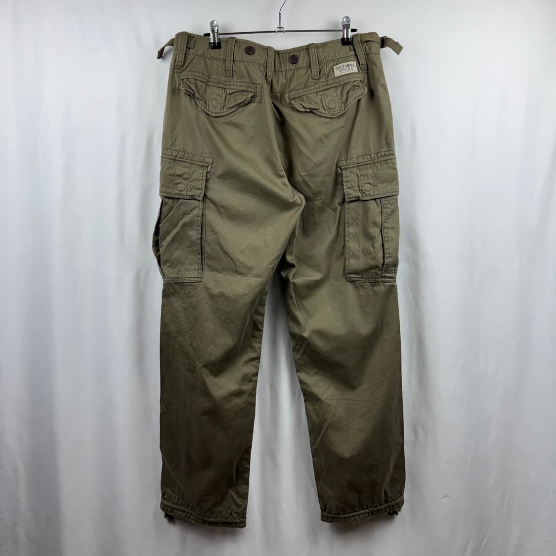 (L) 후아유 올드스쿨 카고팬츠 카키 상품이미지4
