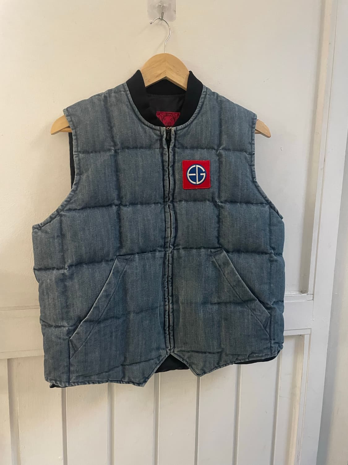 EVISU JAPAN denim padding vest 상품이미지2