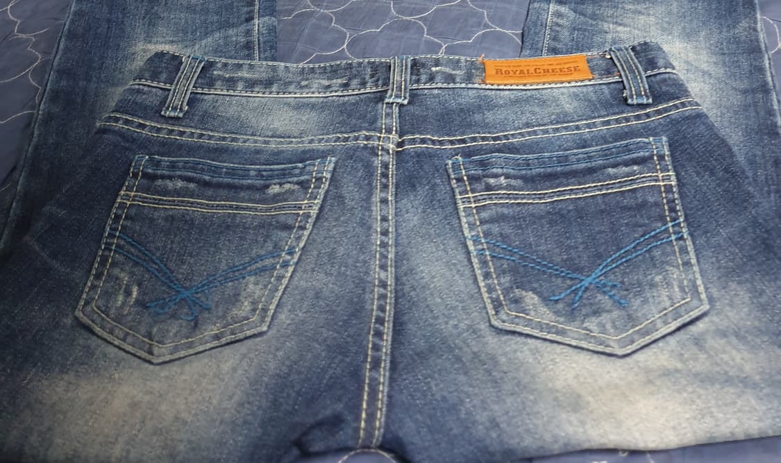 로얄치즈 스판 워싱 스키니 데님팬츠 (26) 상품이미지3