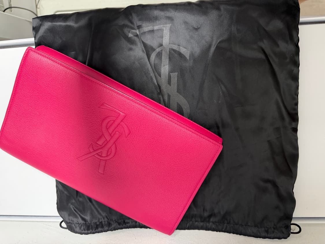[정품] 입생로랑 핫핑크 클러치 상품이미지9