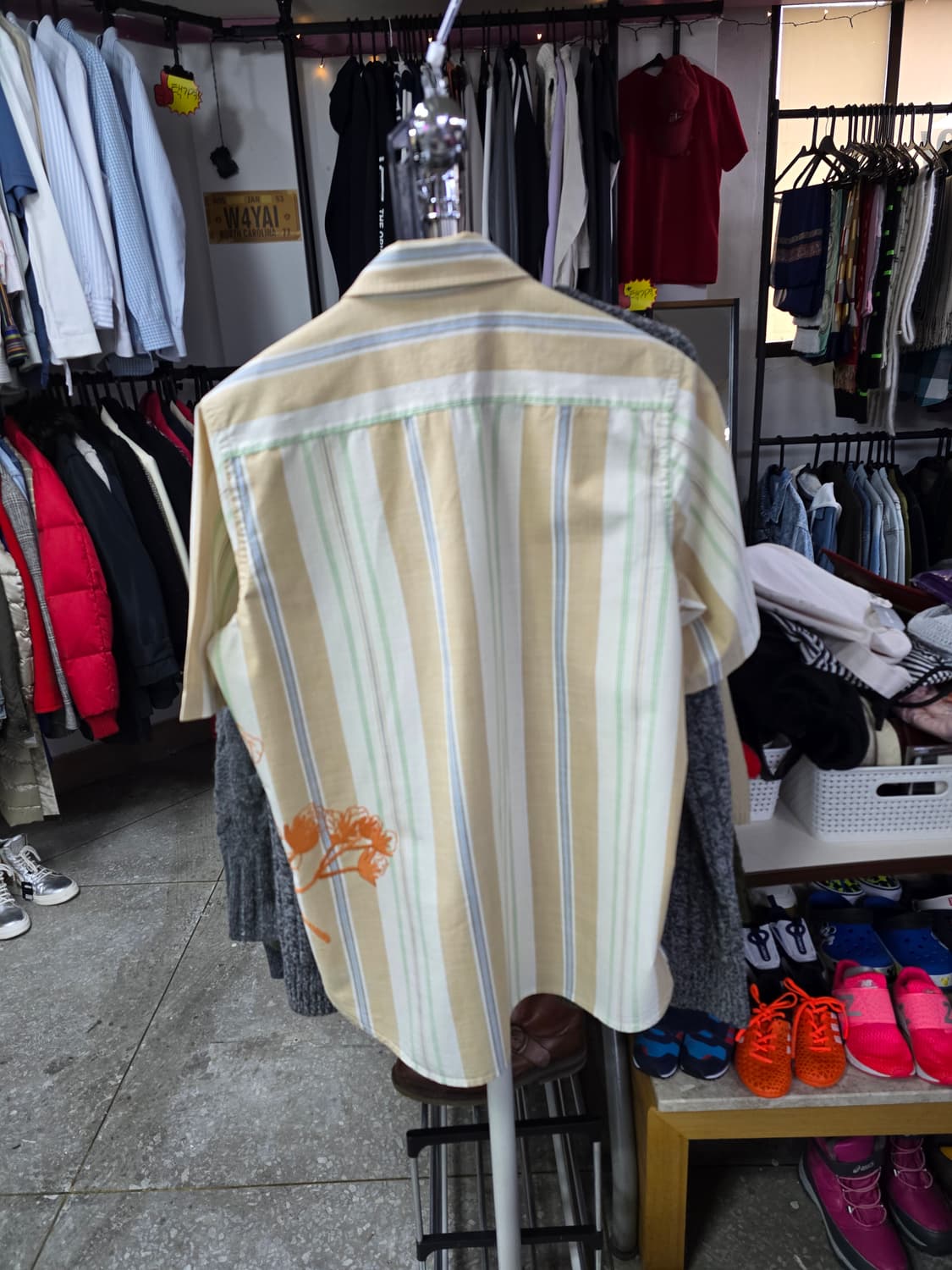 타미힐피거 스트라이프 반팔 셔츠 (1381) 상품이미지2