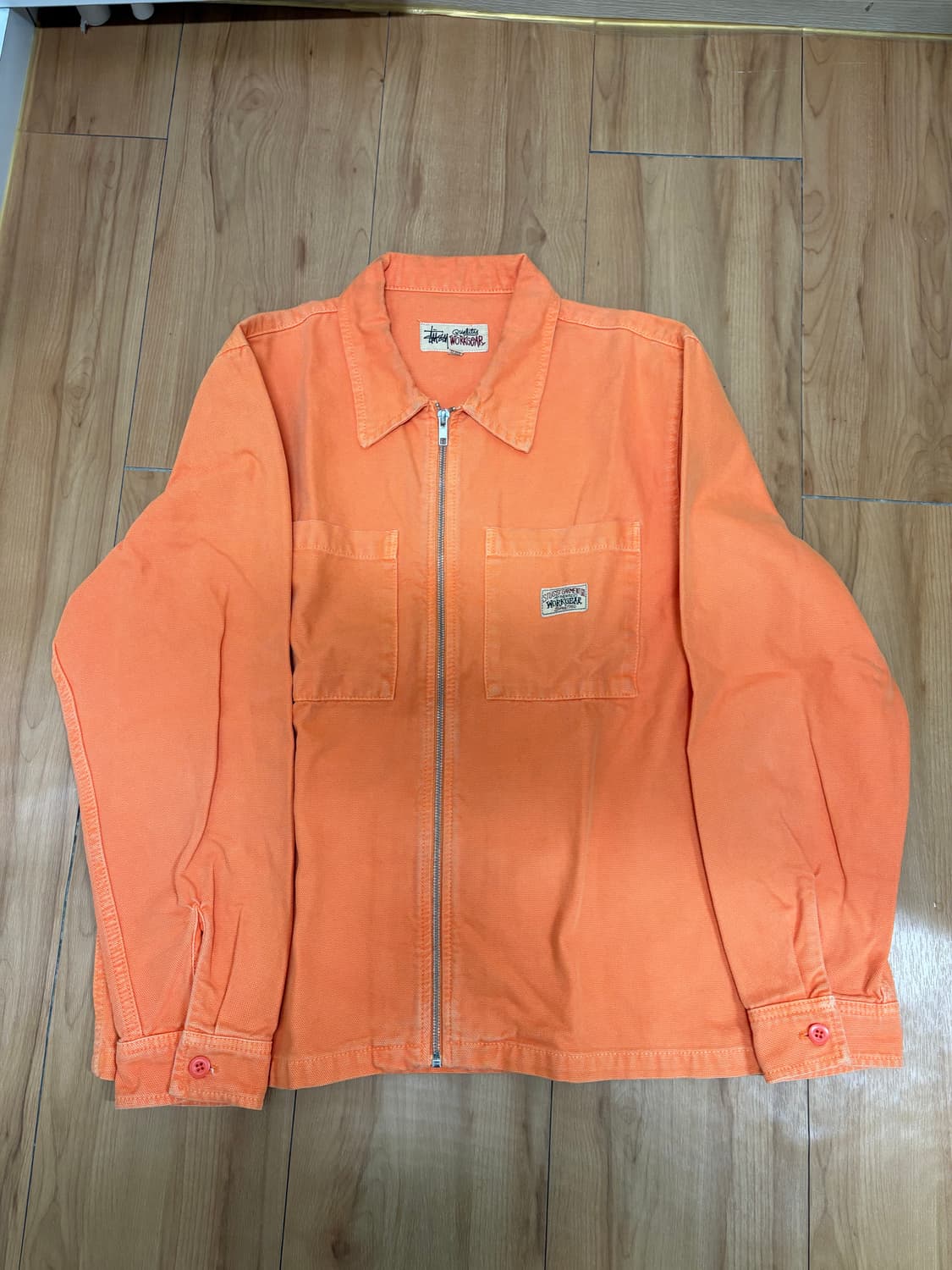 [스투시] WASHED CANVAS ZIP SHIRT 상품이미지3