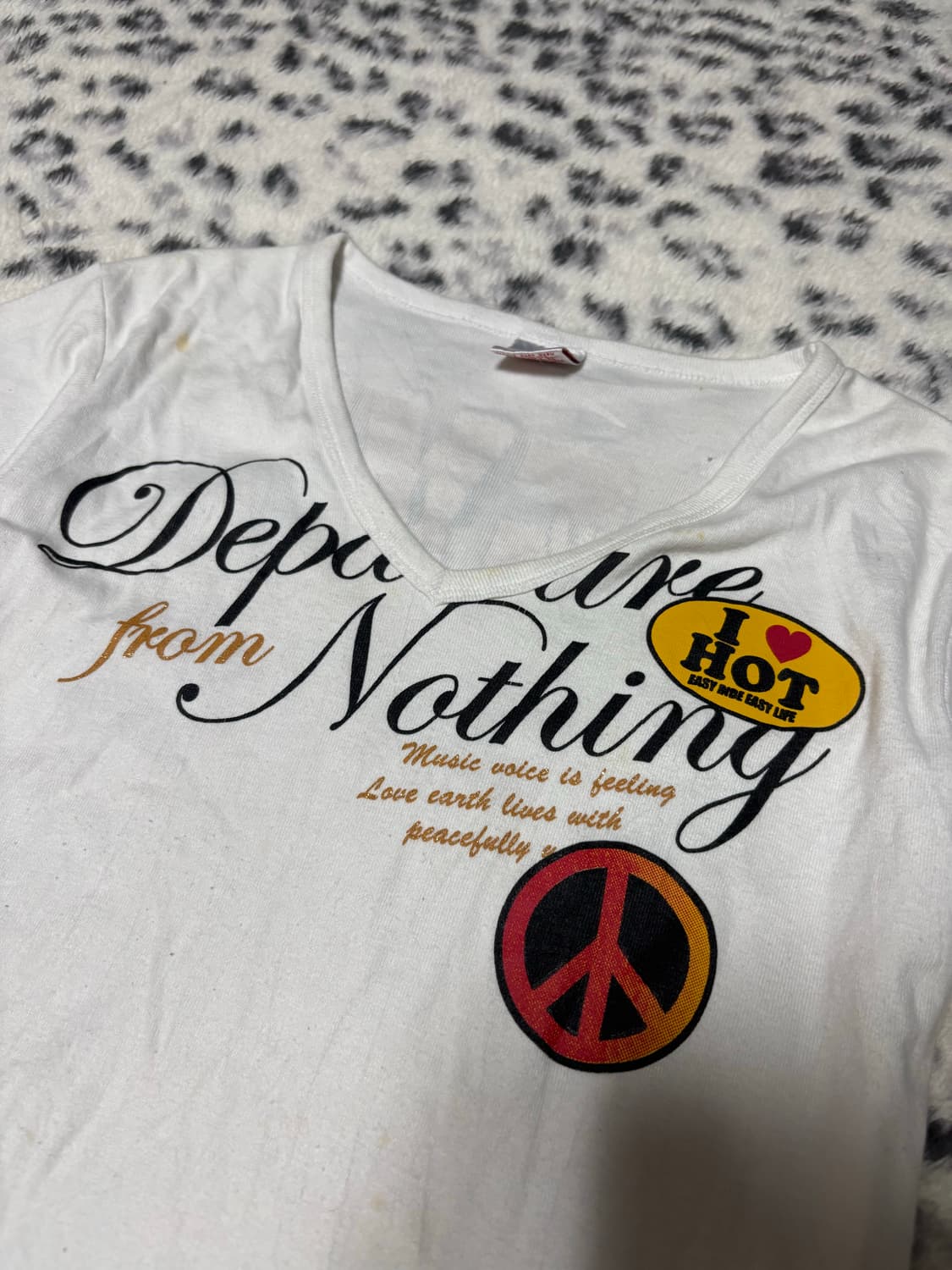 “Unknown” Y2K Mood Print Tee 상품이미지3