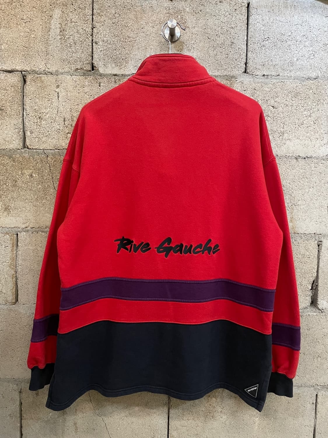 발렌시아가 BB 로고 반집업 맨투맨 상품이미지5