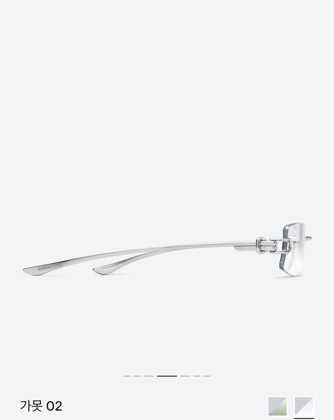 젠틀몬스터 가못 02 무테안경 상품이미지4