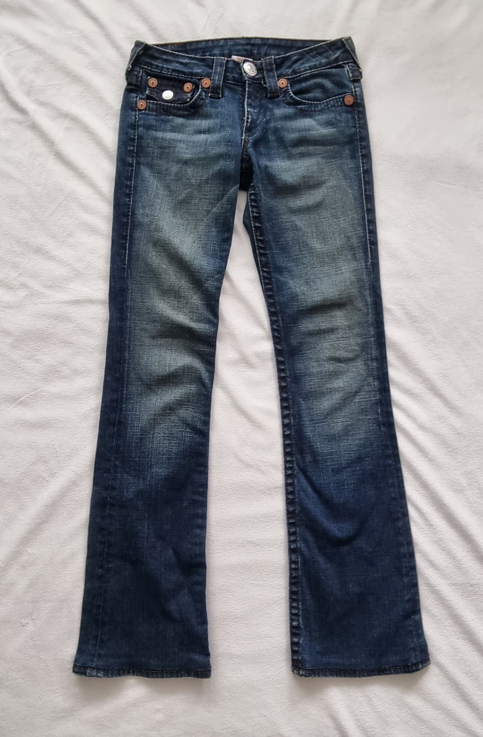 트루릴리전 로우라이즈 부츠컷 팬츠 상품이미지1