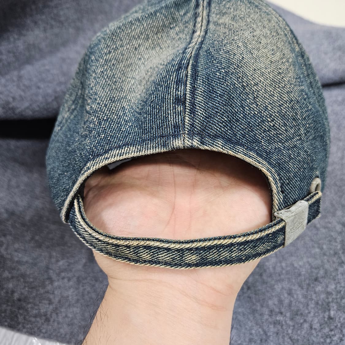 본더치 빈티지 워시드 데님 볼캡(급처) 상품이미지2