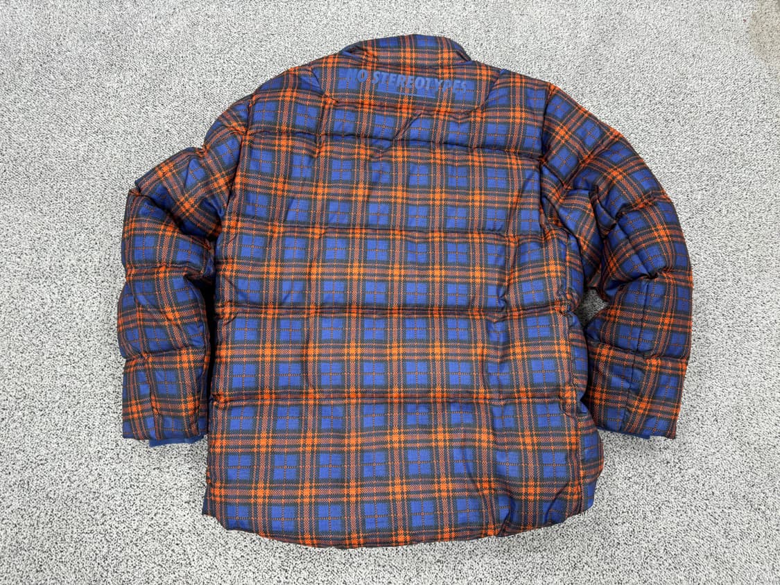 체크패턴 다운패딩 상품이미지2