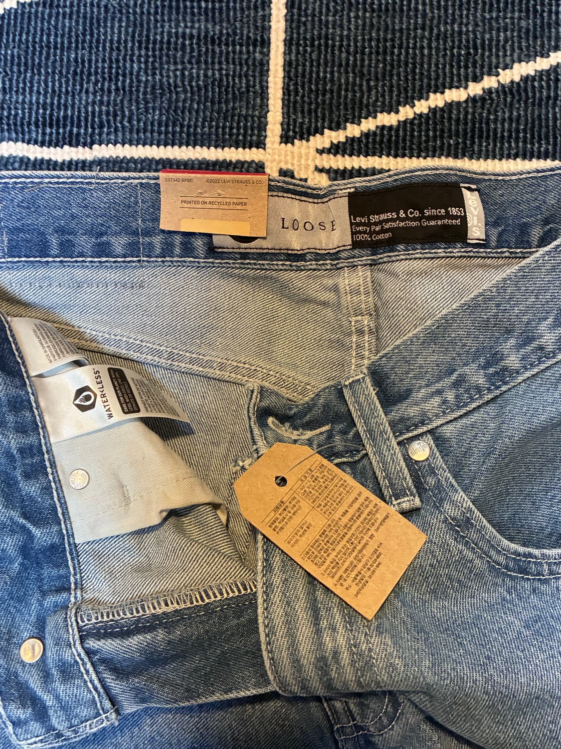 리바이스 실버탭 loose 새상품 상품이미지3