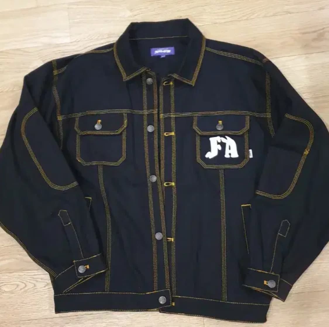 fucking awesome 트윈 스컬 데님 자켓 m사이즈 상품이미지1