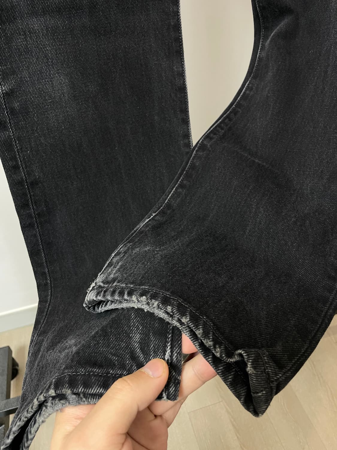 (29) Levis 리바이스501 흑청 데님팬츠 상품이미지7