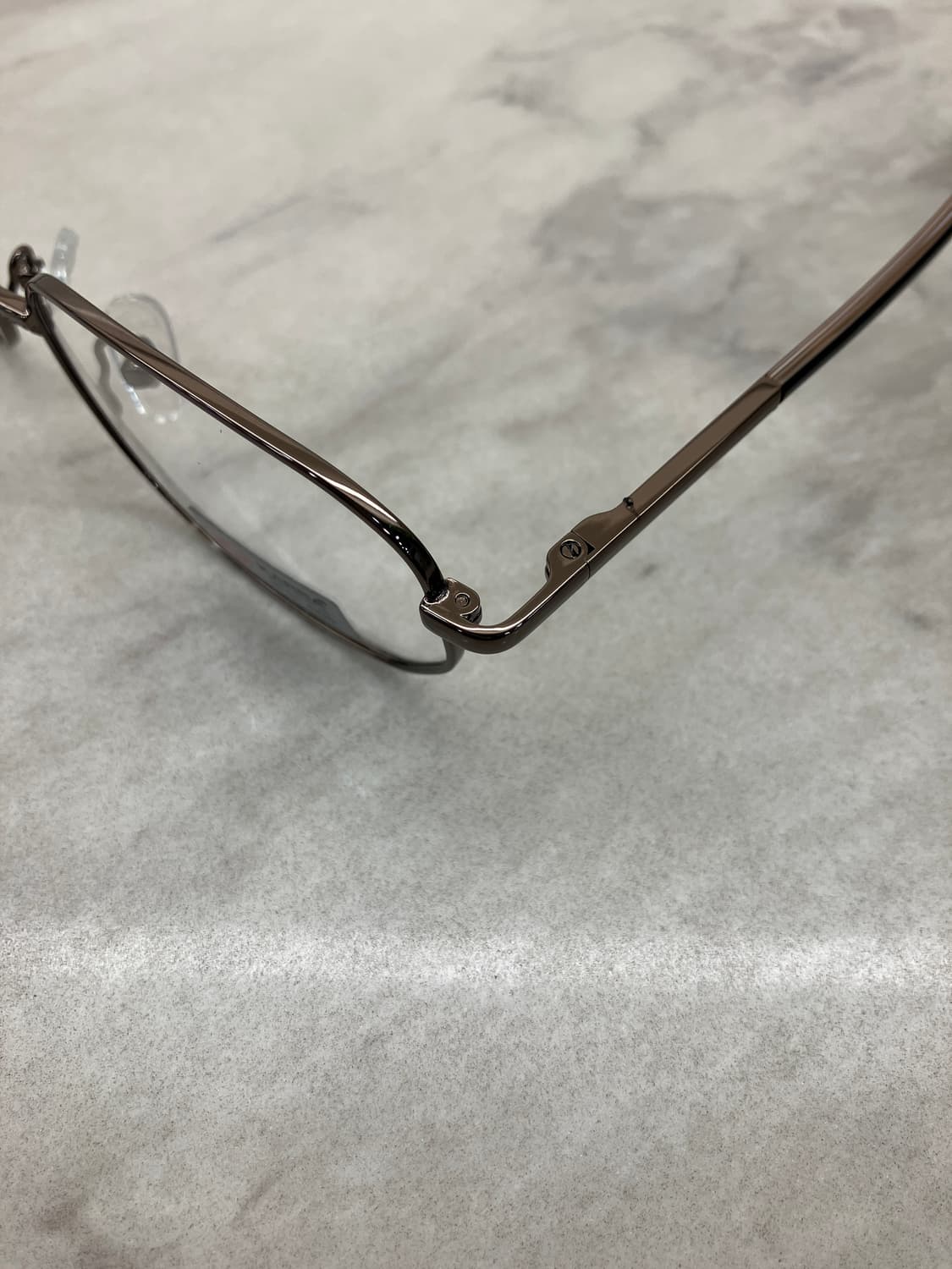 카라 KARRA 브론즈 스틸 소프트 스퀘어 메탈테 안경 상품이미지2