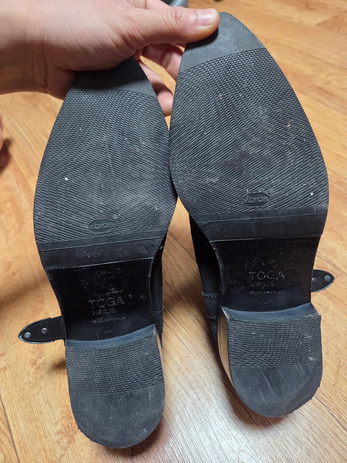 toga virilis 토가 비릴리스 블랙 스웨이드 부츠 42 상품이미지8