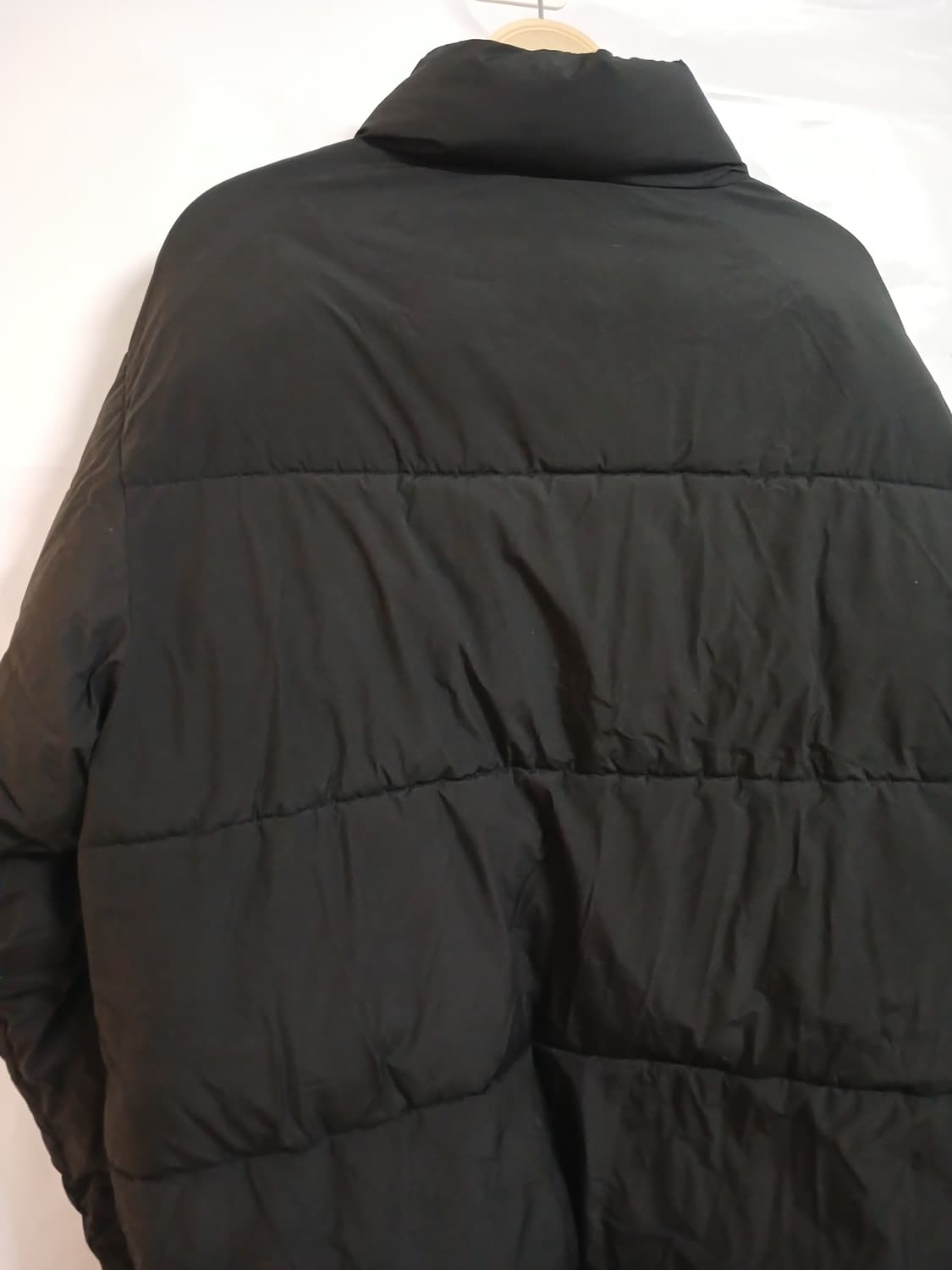 (XL,105)스파오 남녀공용 웰론 숏패딩 블랙 상품이미지5