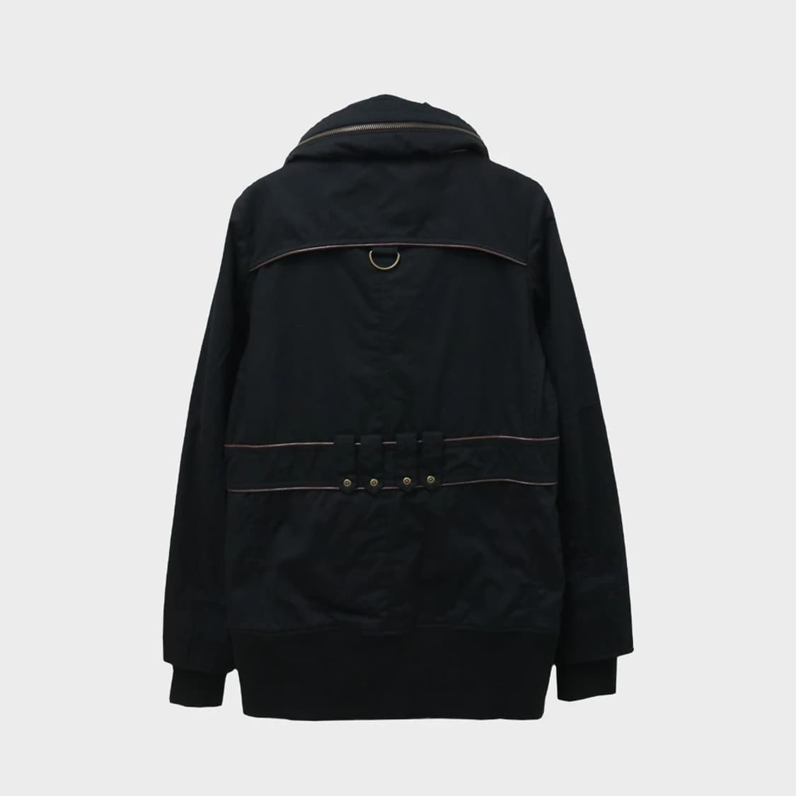 VENCE 하이넥 배색 라인 자켓 61465 상품이미지2