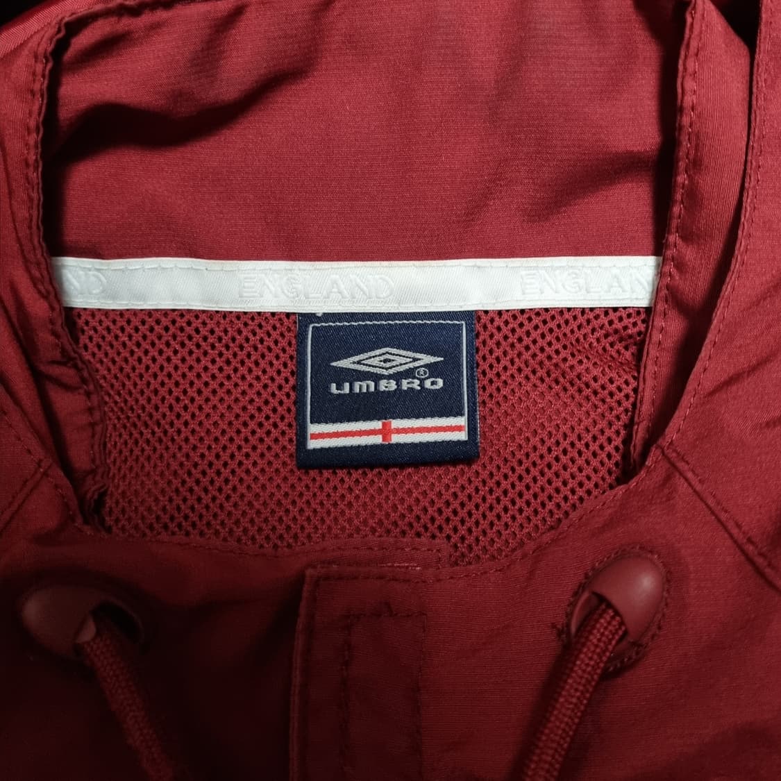 엄브로 2010 잉글랜드 국대 바람막이 L~XL 빈티지 레인자켓 축구
 상품이미지7