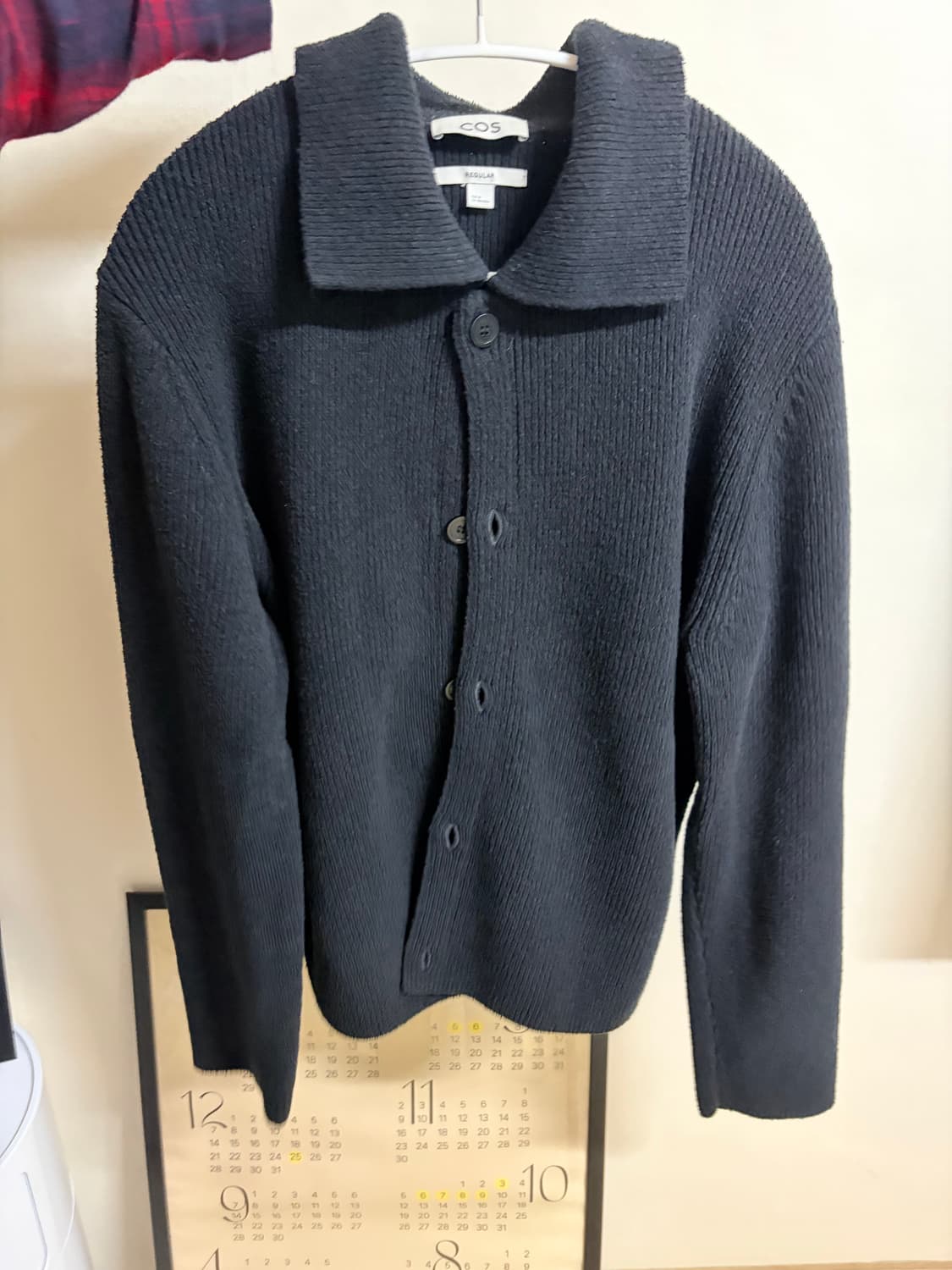 코스cos 부클레 니트 가디건 남성 m 상품이미지3