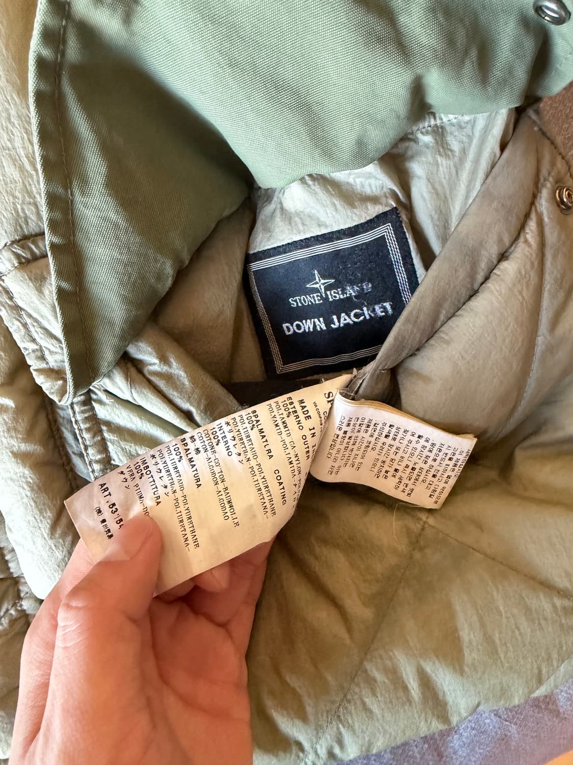 [XL] 스톤아일랜드 A/W 2010 리버시블 다운 자켓 패딩 상품이미지4