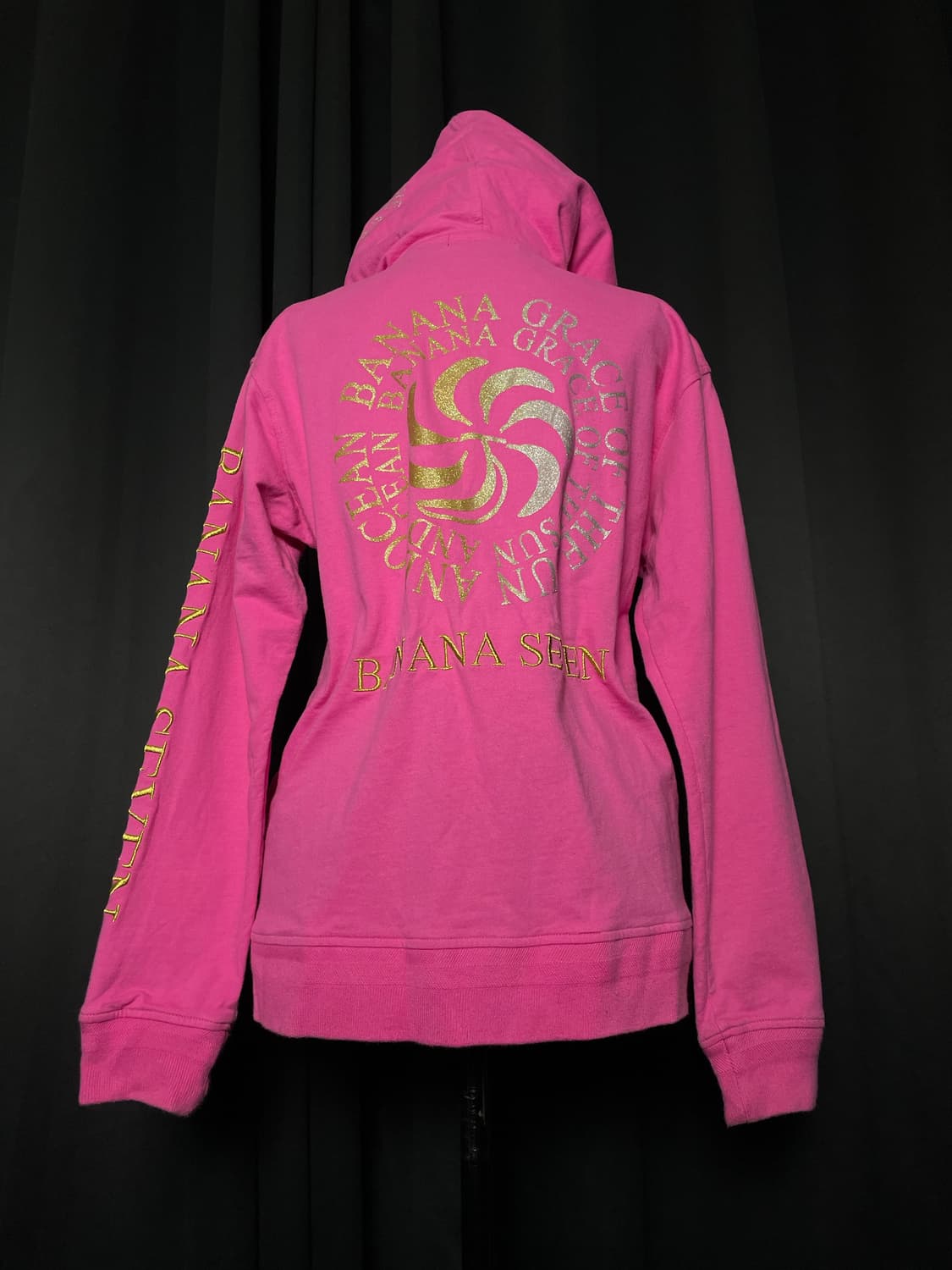 JPN 펑크 핑크 레인보우 지퍼 후드집업 상품이미지7