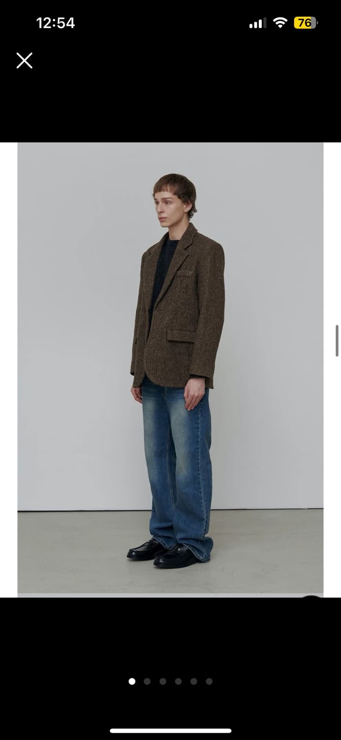 에니타임로릭 세미플레어핏 청바지 상품이미지1