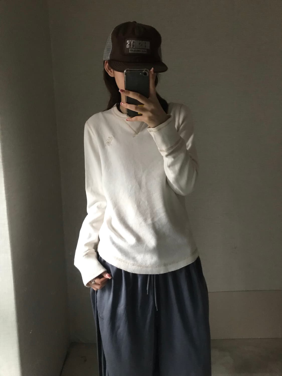 아베크롬비 아이보리 와플 롱슬리브 상품이미지3