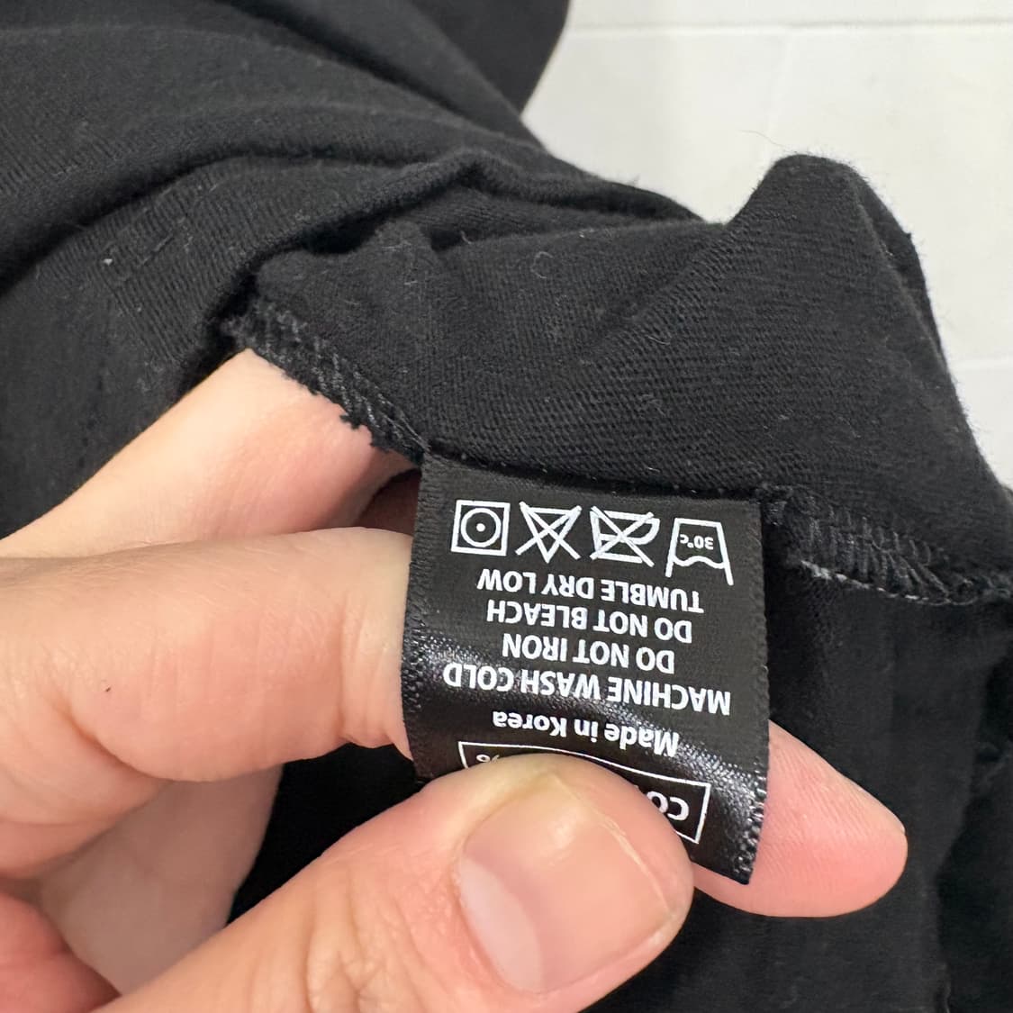 낫포너드 썬더 블러 로고 티셔츠 상품이미지4