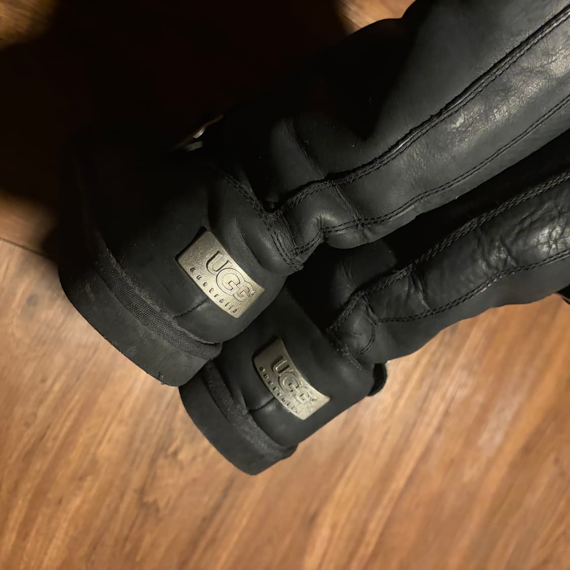 UGG Engineer Boots Black Suede 240 상품이미지5