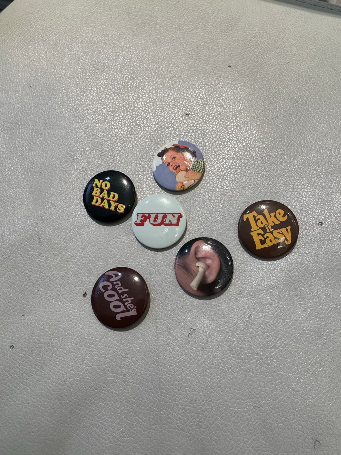 빈티지 뱃지 브롯지 6set 상품이미지1