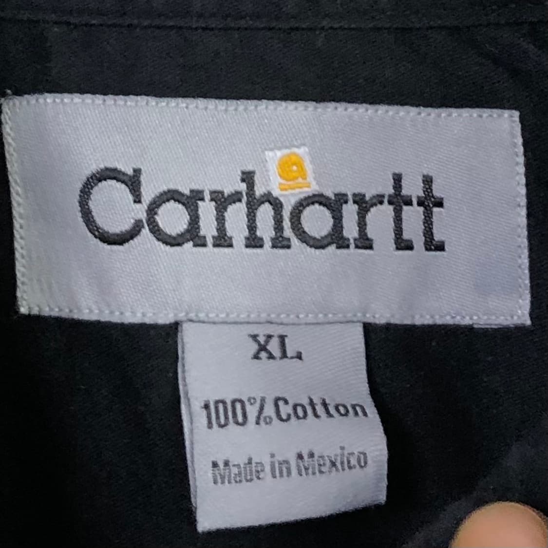 XL 칼하트 블랙워크 셔츠 상품이미지3