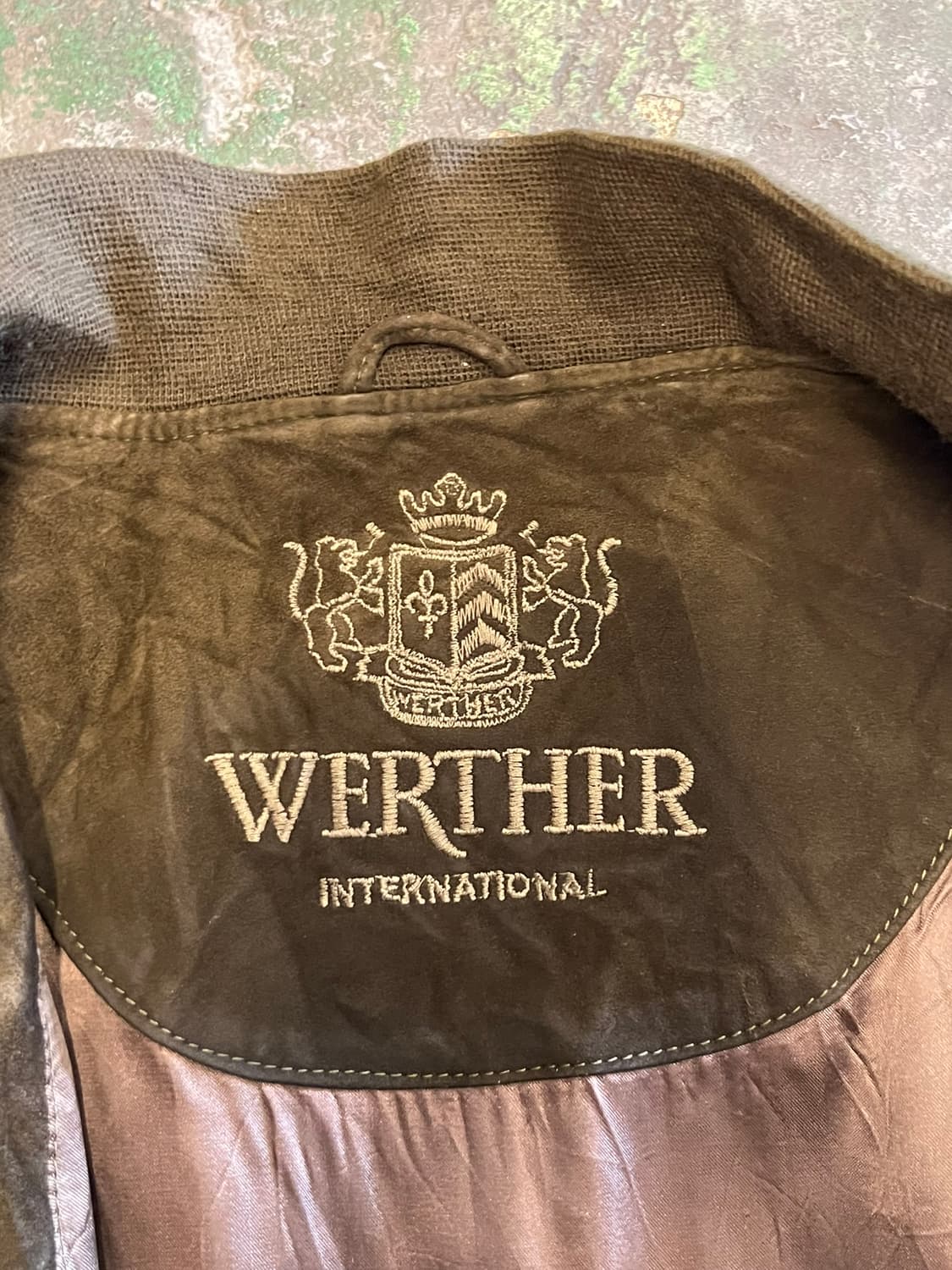 90's [L] 유럽 빈티지 천연가죽 블루종 봄버 자켓 브라운 상품이미지7