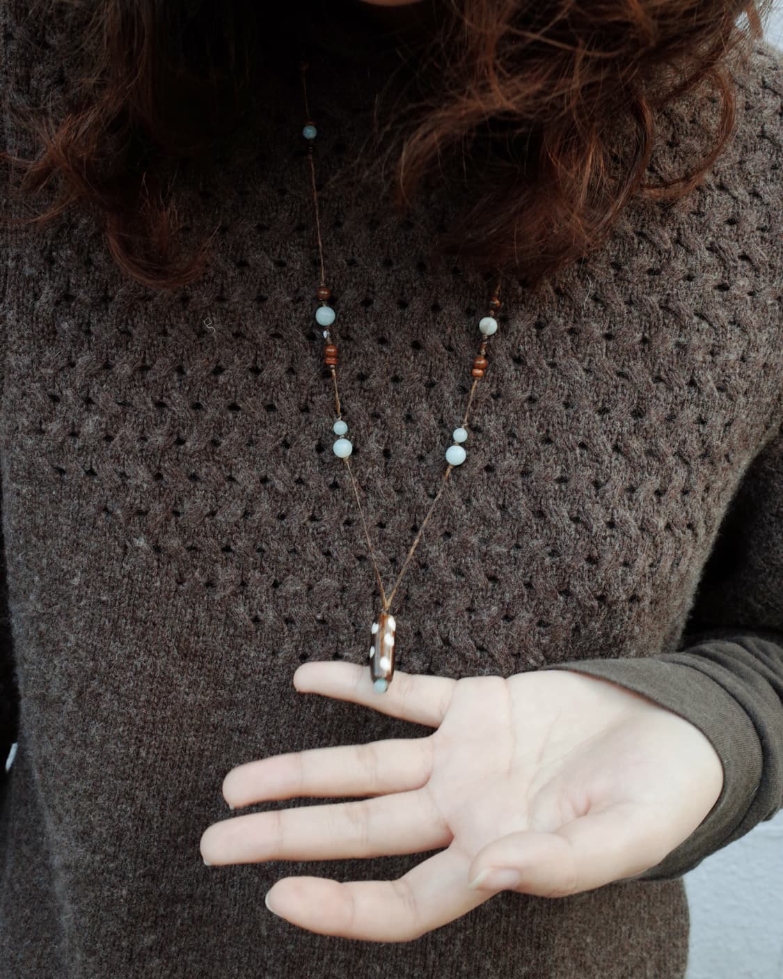 dot tree necklace 도트 트리 핸드메이드 목걸이 상품이미지6